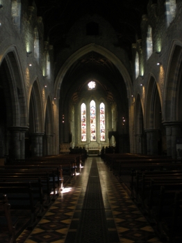 Inside St Canice's Cathedral