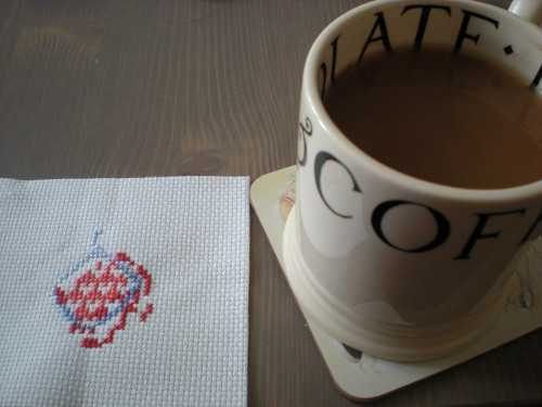 7-tea and cross stitch