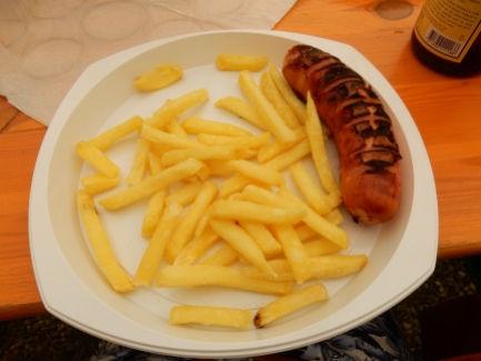 This sausage is called a "Klopfer"